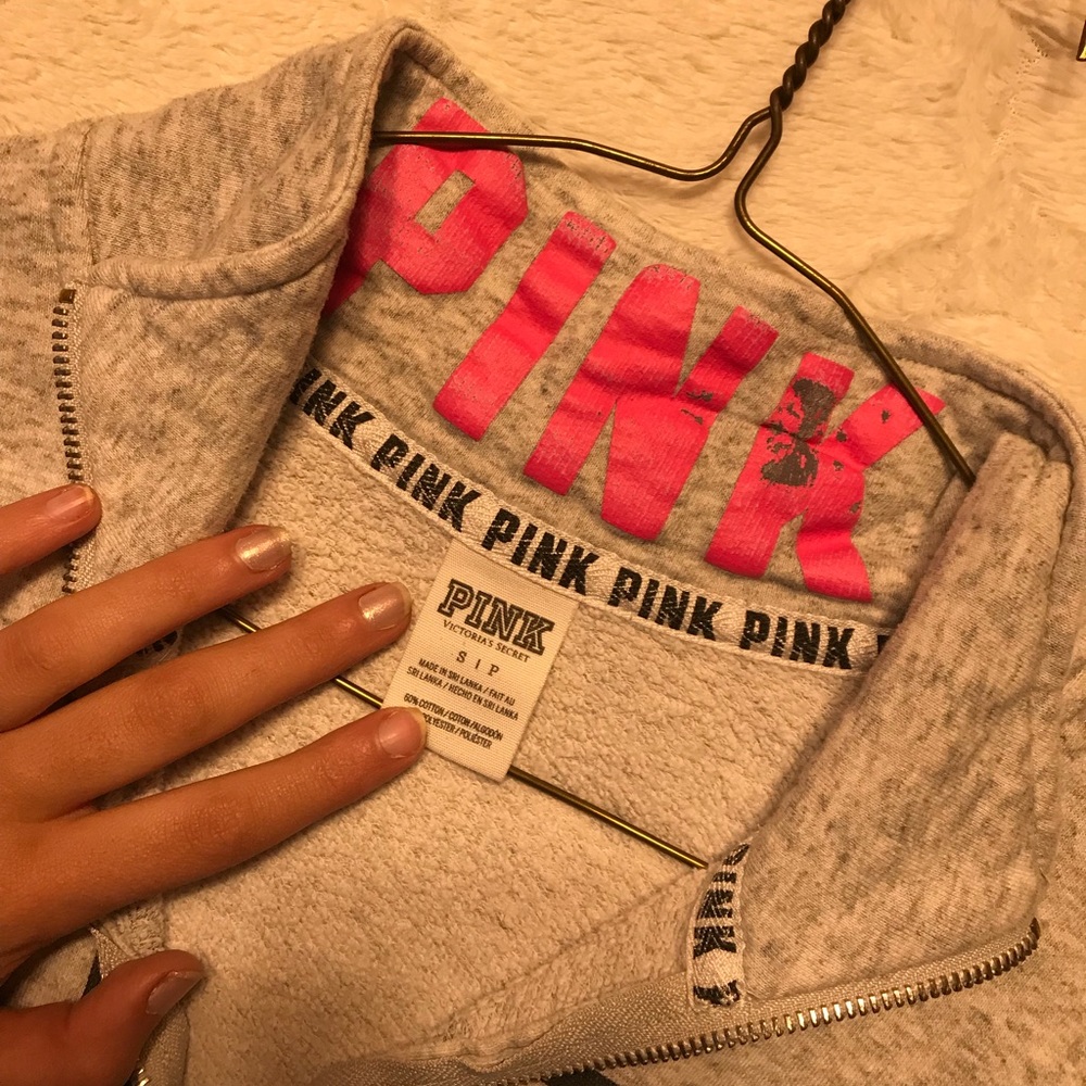 PINK Quarter Zip - Picture 2 of 2